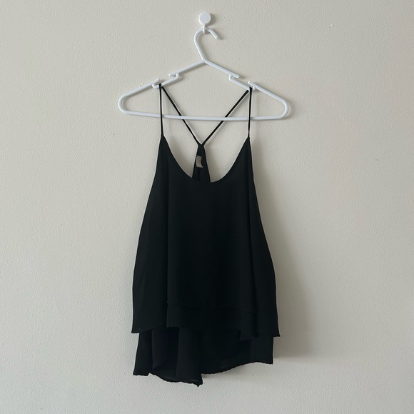Cy USA Black Tank Top Blouse - Picture 1 of 5